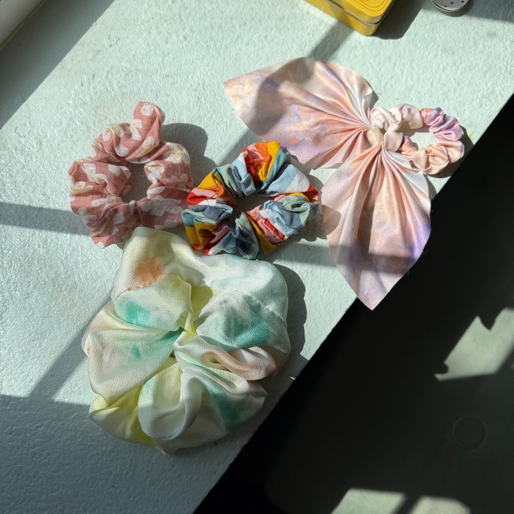 Target Multicolor Hair Scrunchies Set - Picture 2 of 2